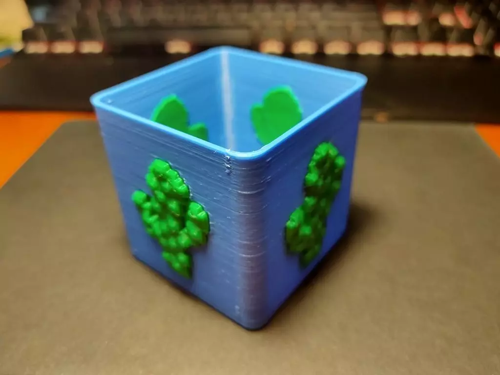 Cactus pot Free 3D print model