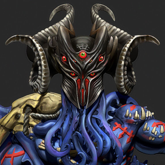 Chaos lord 3D model 3D printable | CGTrader