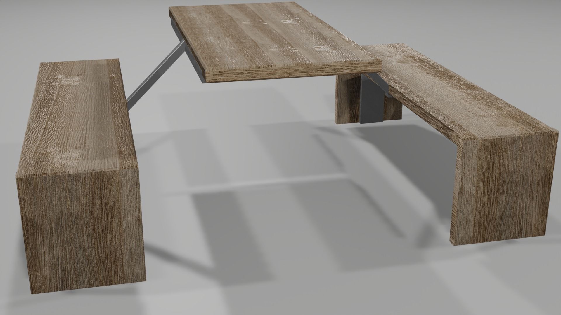 3D Model of chair and table 3D model_5