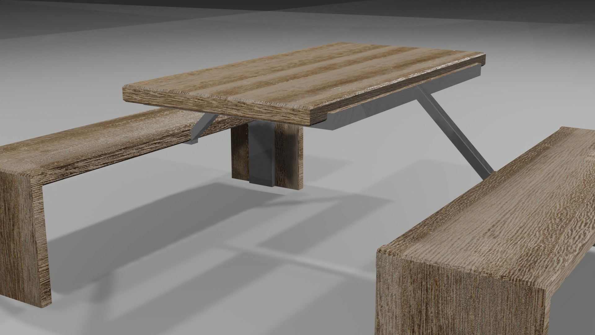 3D Model of chair and table 3D model_1