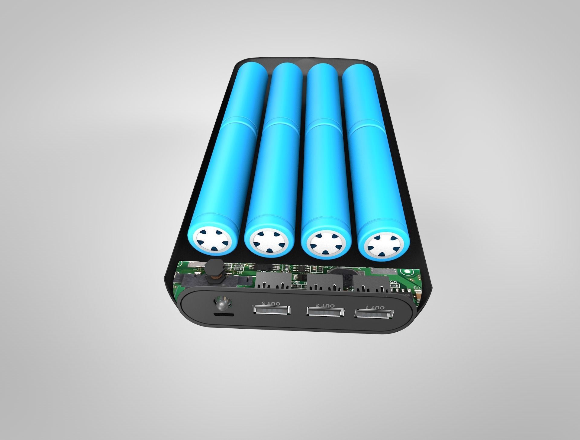 Power Bank PCB 3D model_5