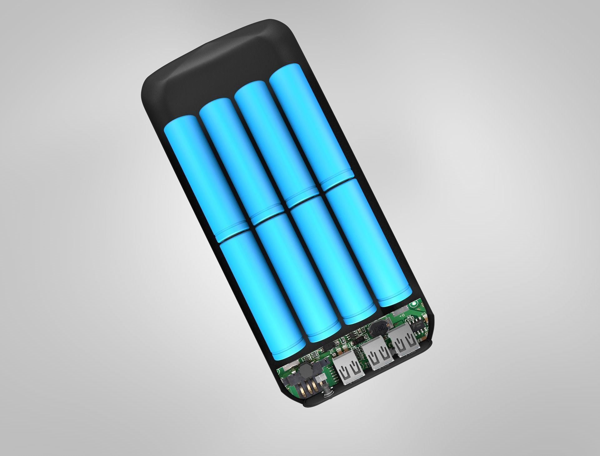 Power Bank PCB 3D model_2