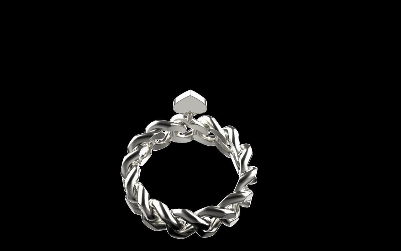 tiffany Knote ring 3D print model_20