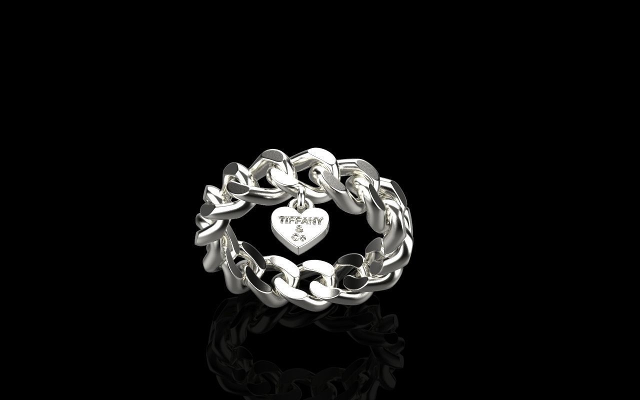 tiffany Knote ring 3D print model_21
