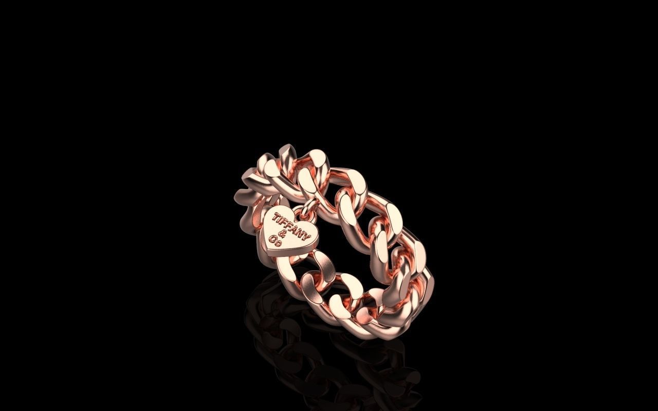 tiffany Knote ring 3D print model_19