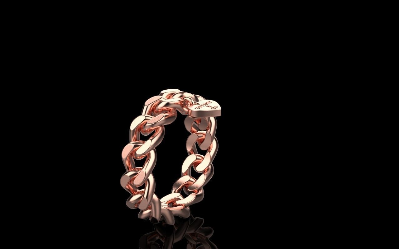 tiffany Knote ring 3D print model_18