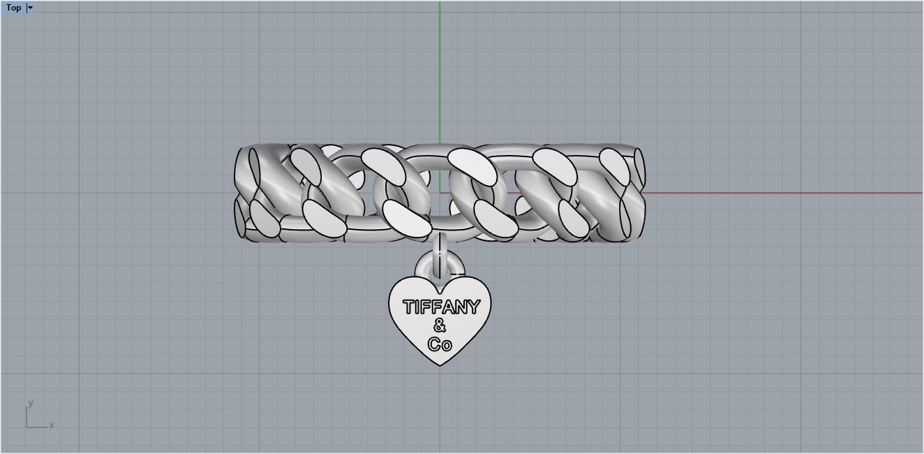 tiffany Knote ring 3D print model_13
