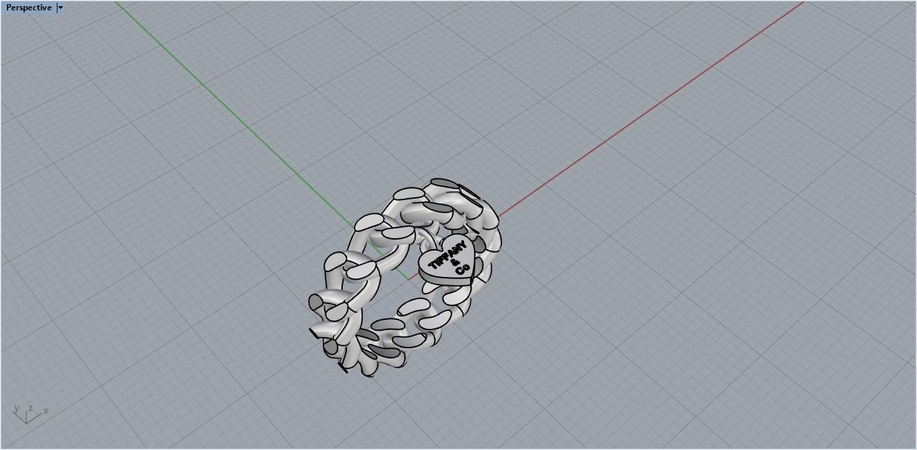 tiffany Knote ring 3D print model_11