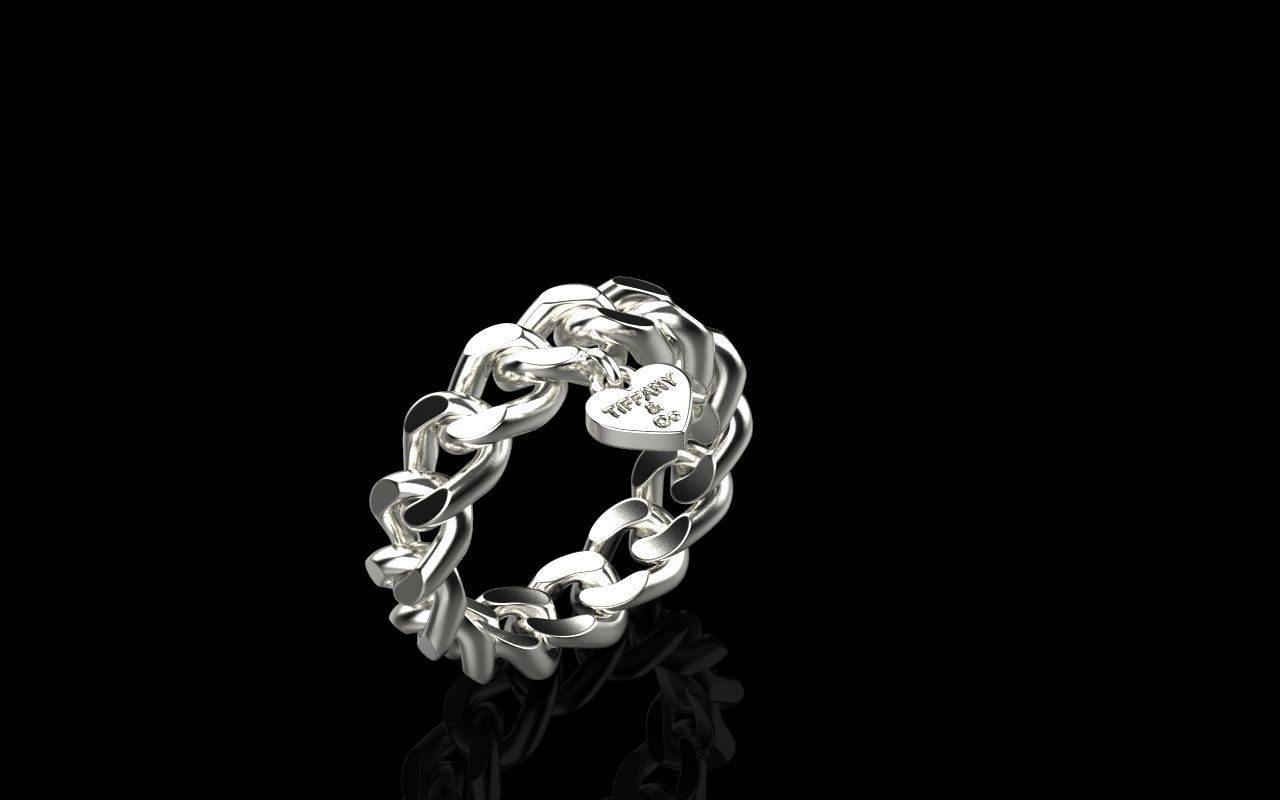 tiffany Knote ring 3D print model_15