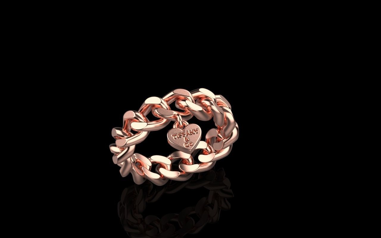 tiffany Knote ring 3D print model_22
