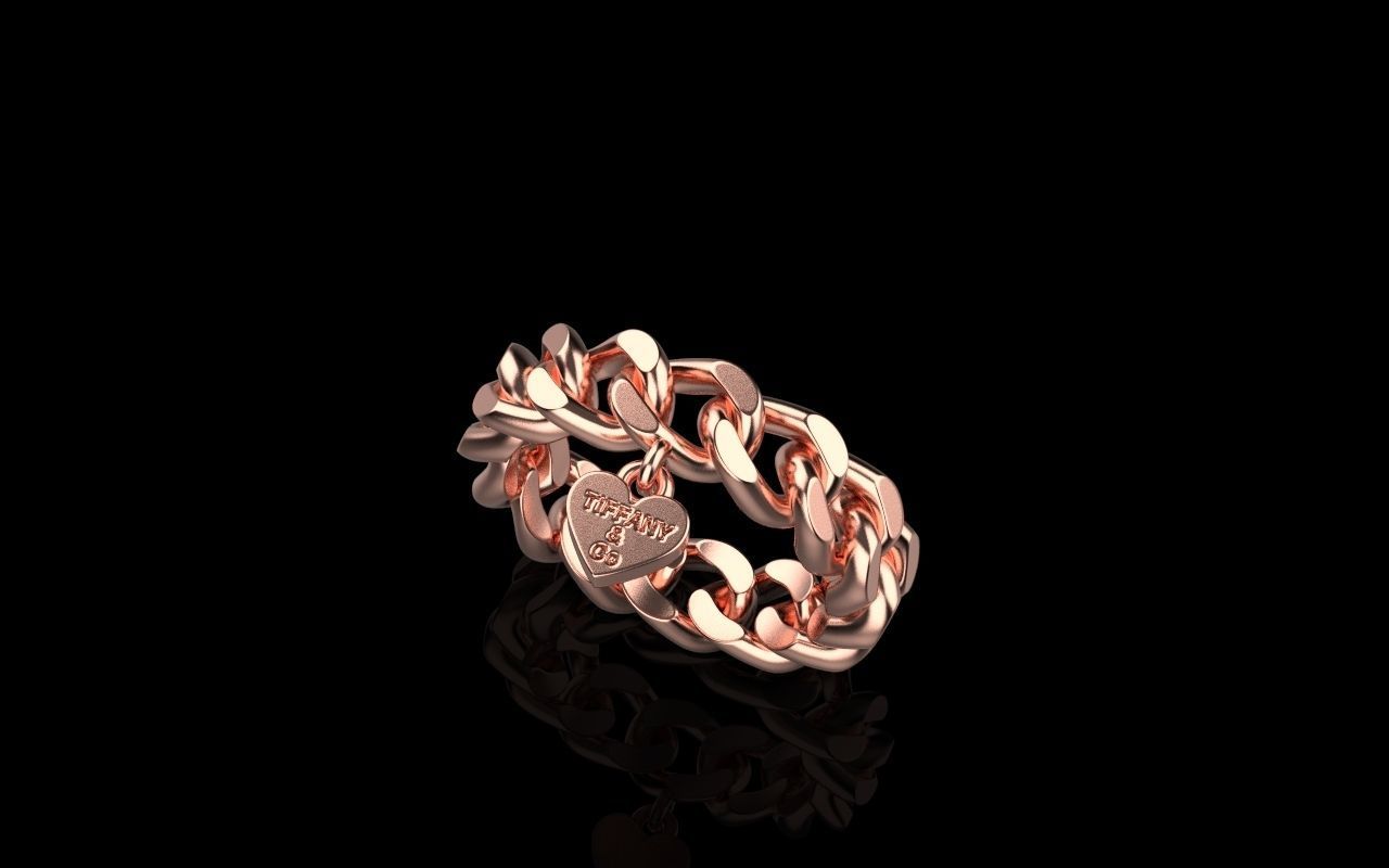 tiffany Knote ring 3D print model_16
