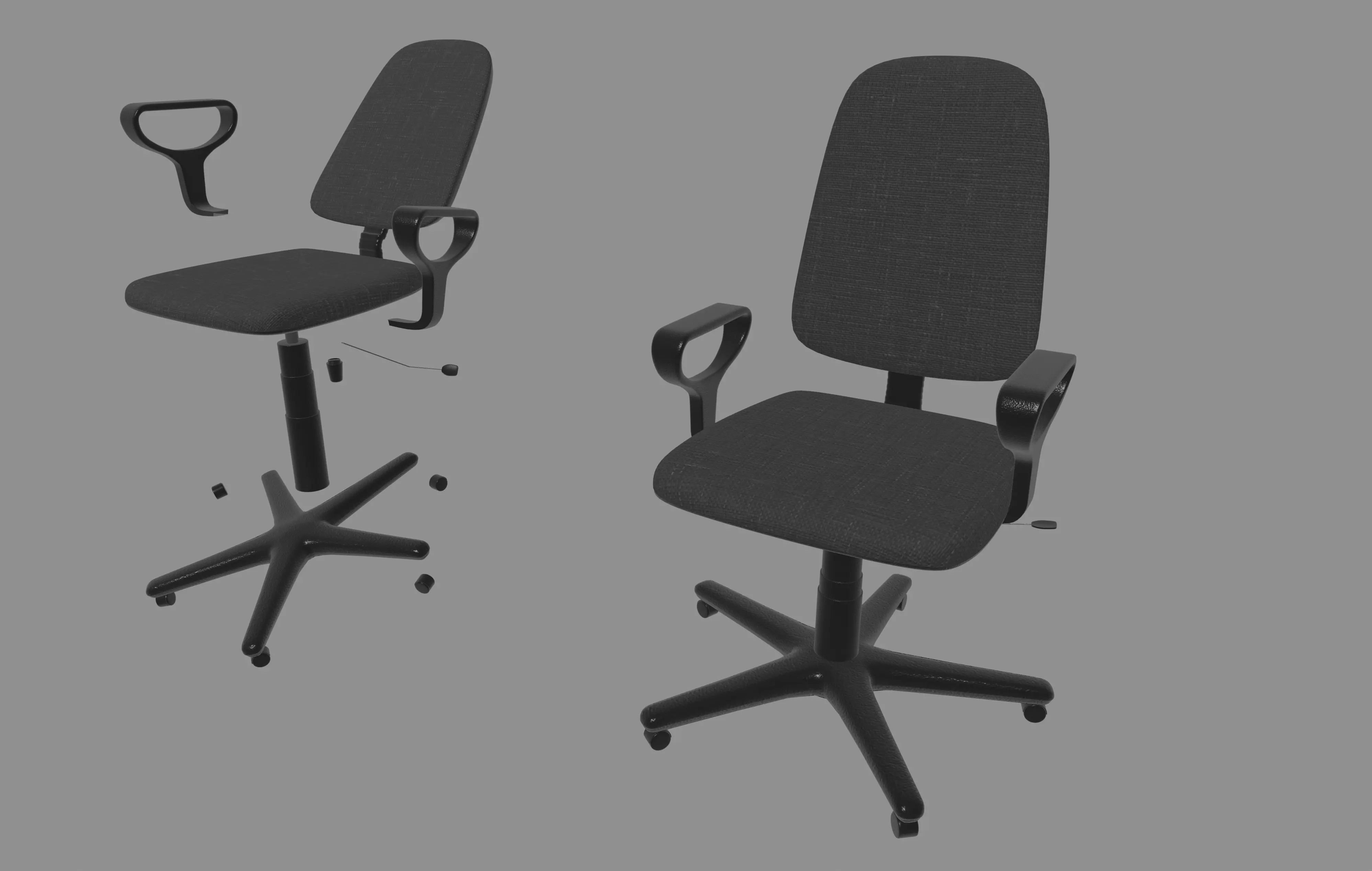 Office Chair 3D model_0