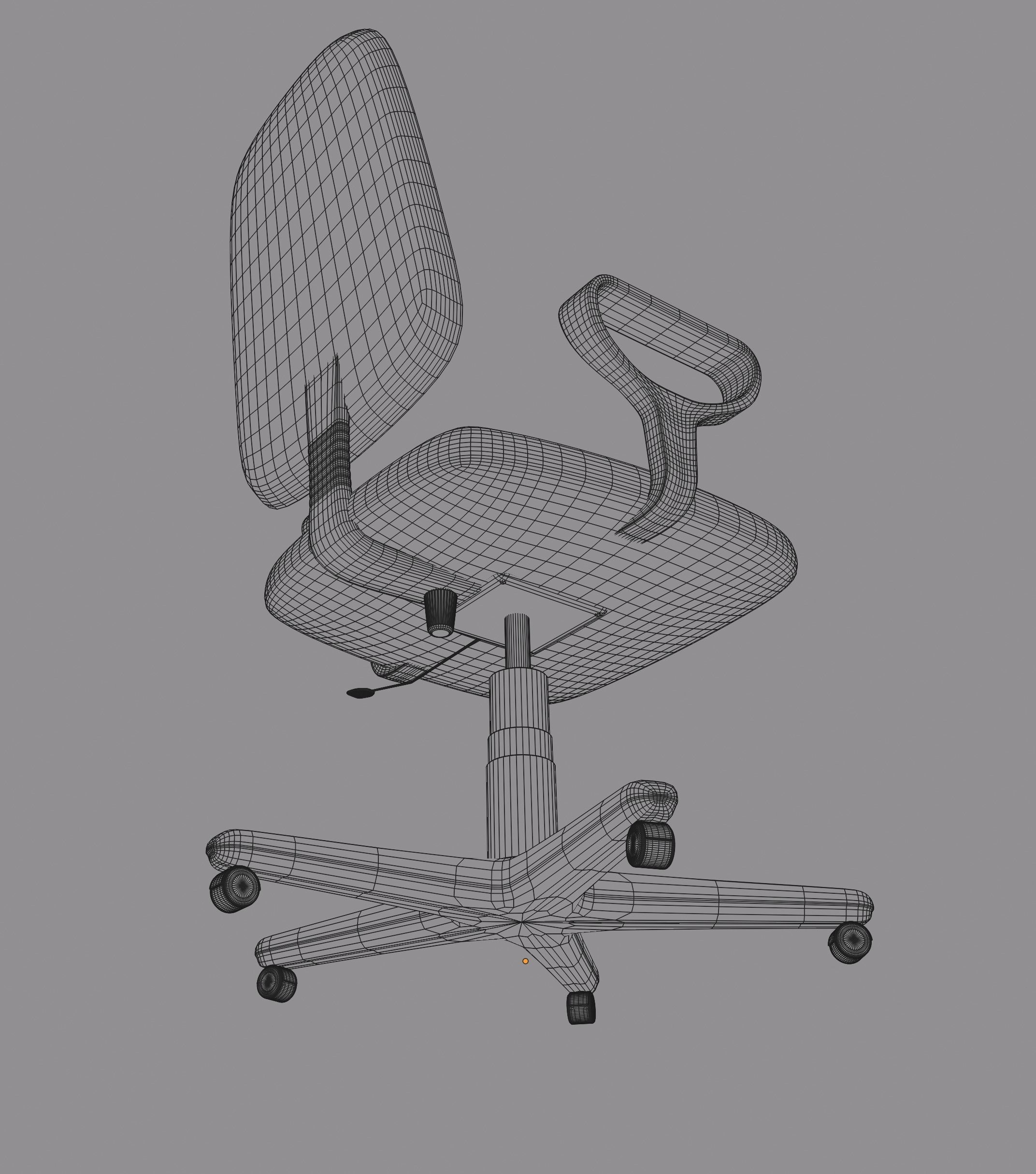 Office Chair 3D model_20