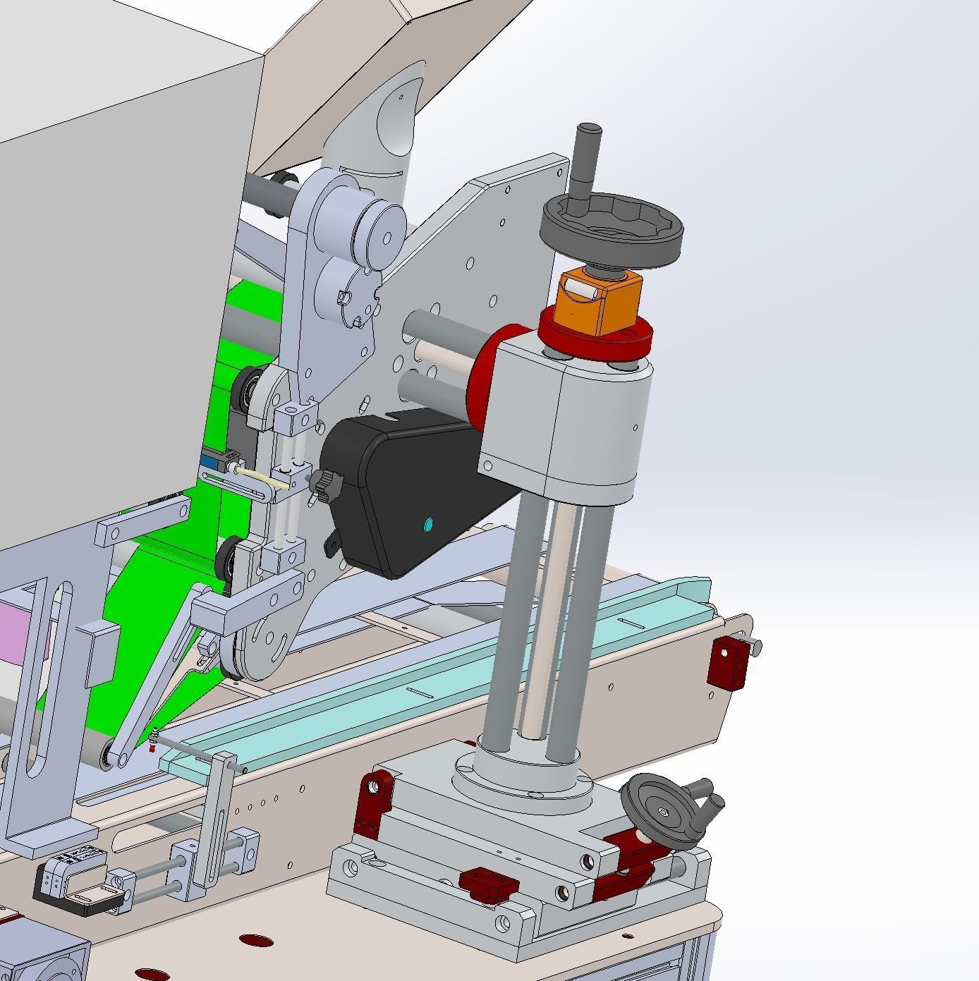 Assembly of laminating machines 3D model_9