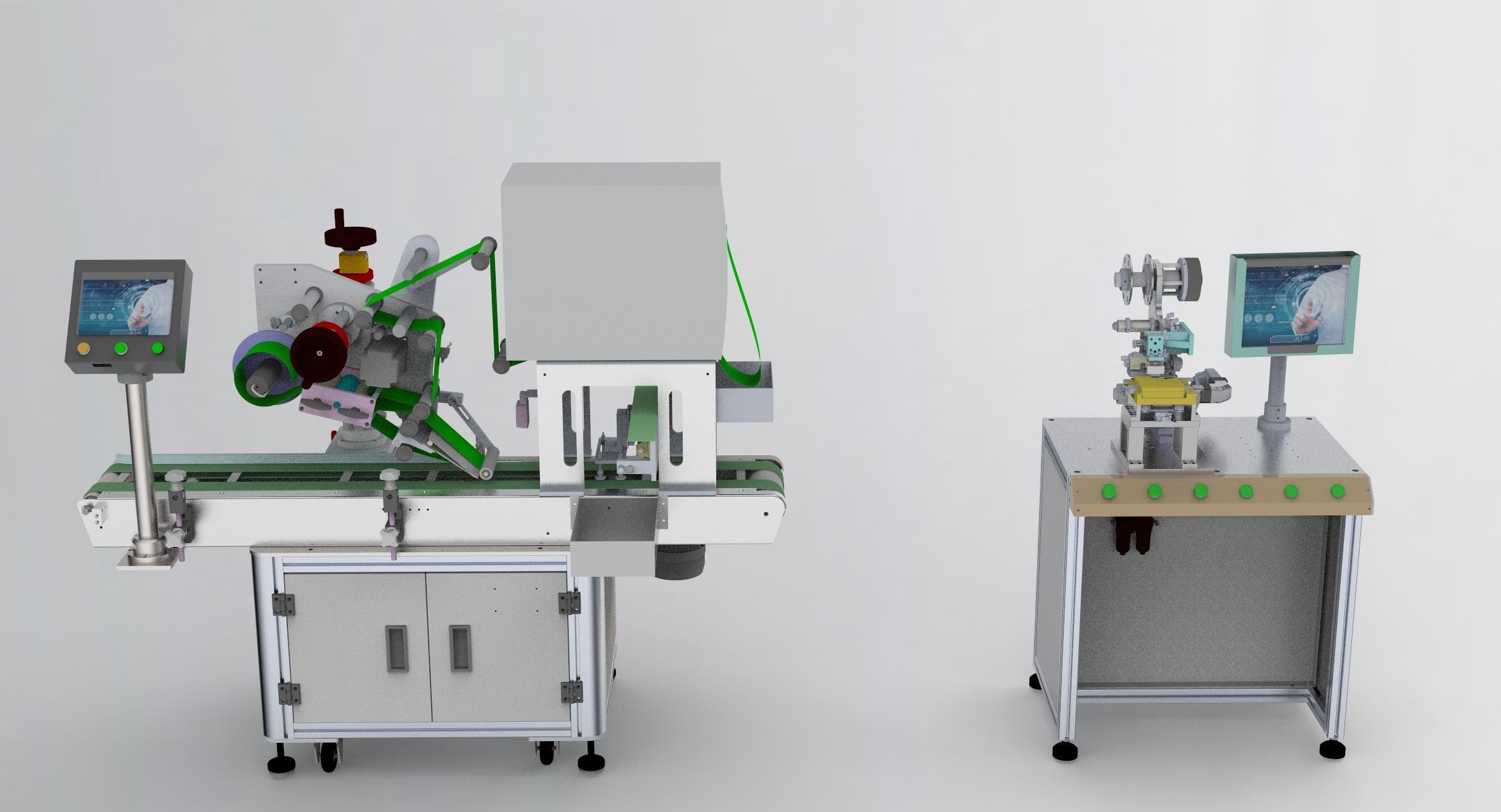 Assembly of laminating machines