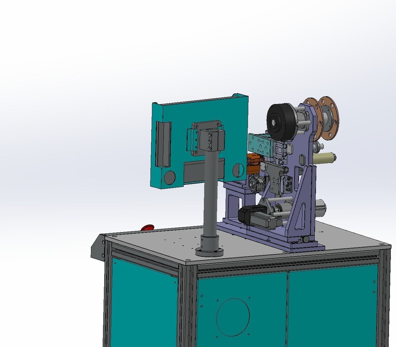 Assembly of laminating machines 3D model_10