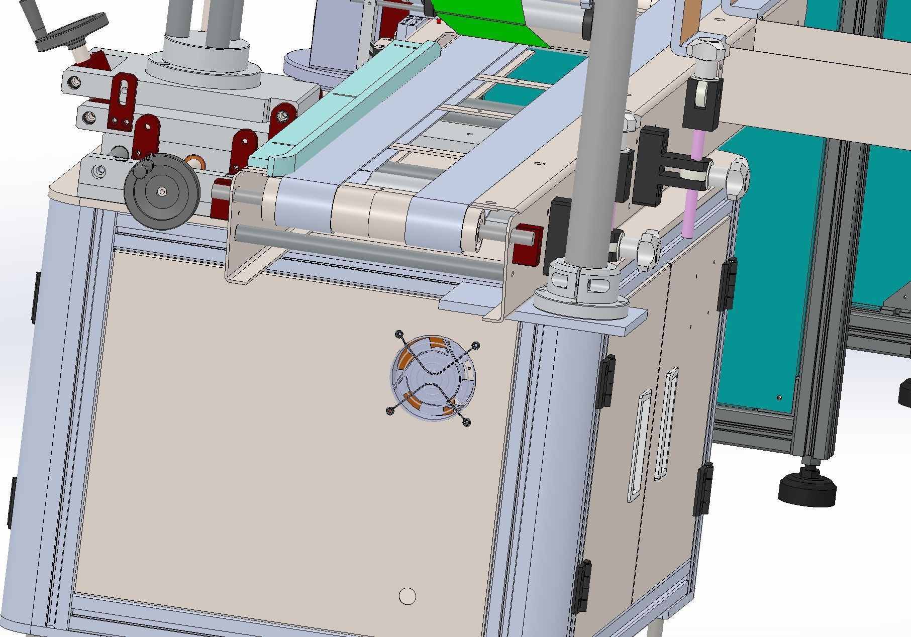 Assembly of laminating machines 3D model_14