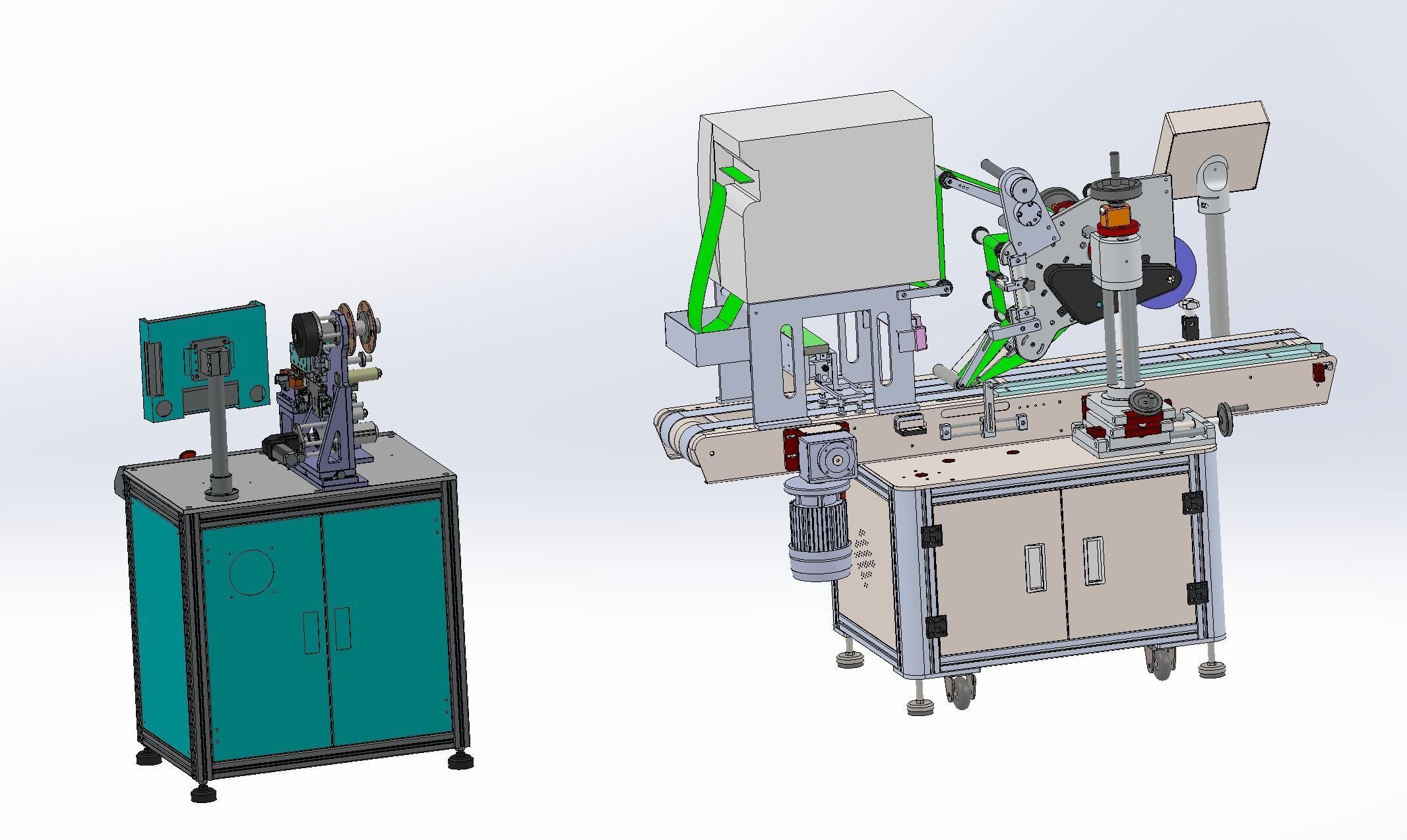 Assembly of laminating machines 3D model_8