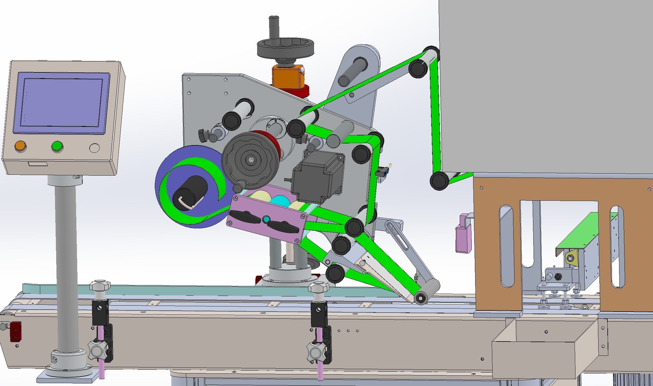 Assembly of laminating machines 3D model_17