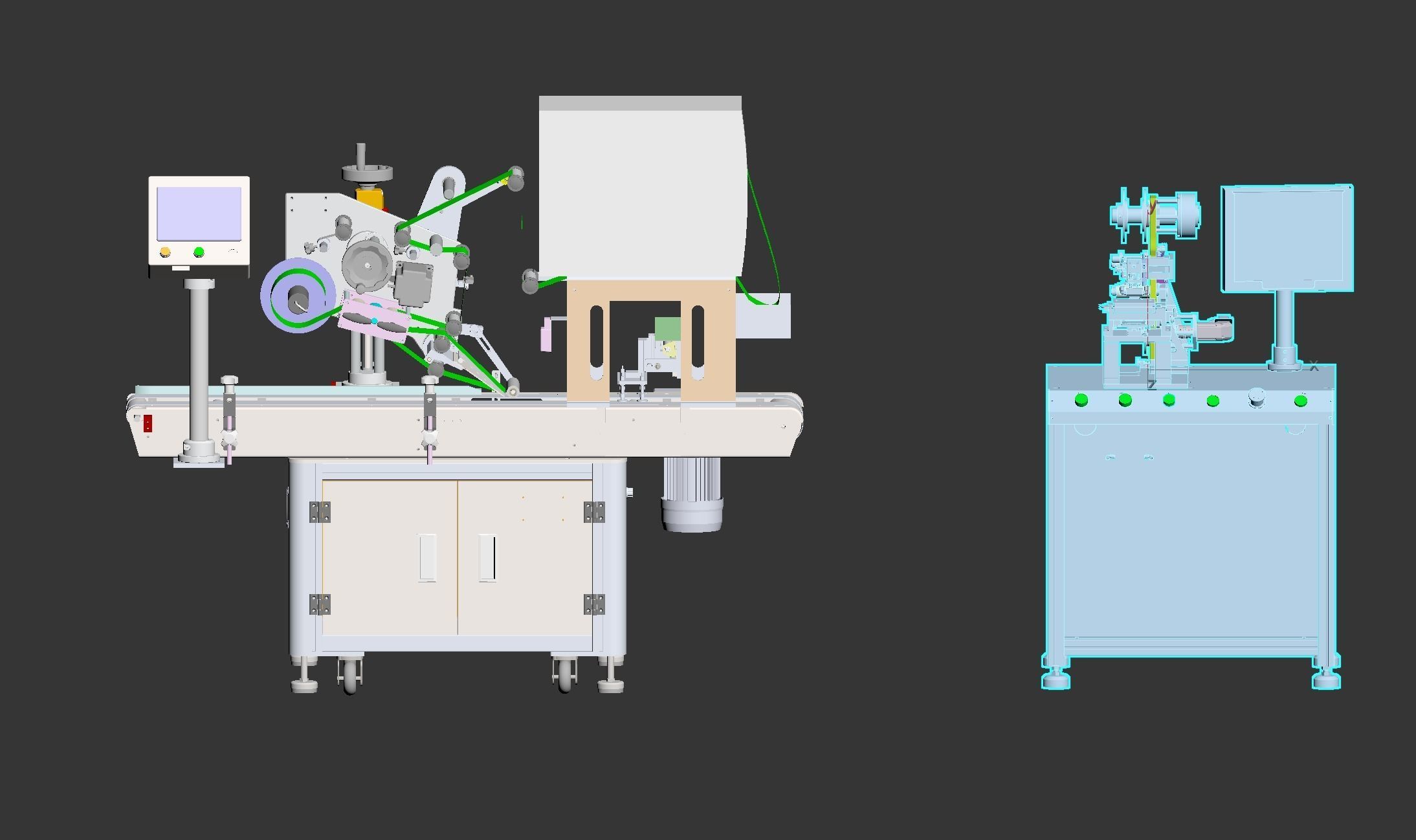 Assembly of laminating machines 3D model_18