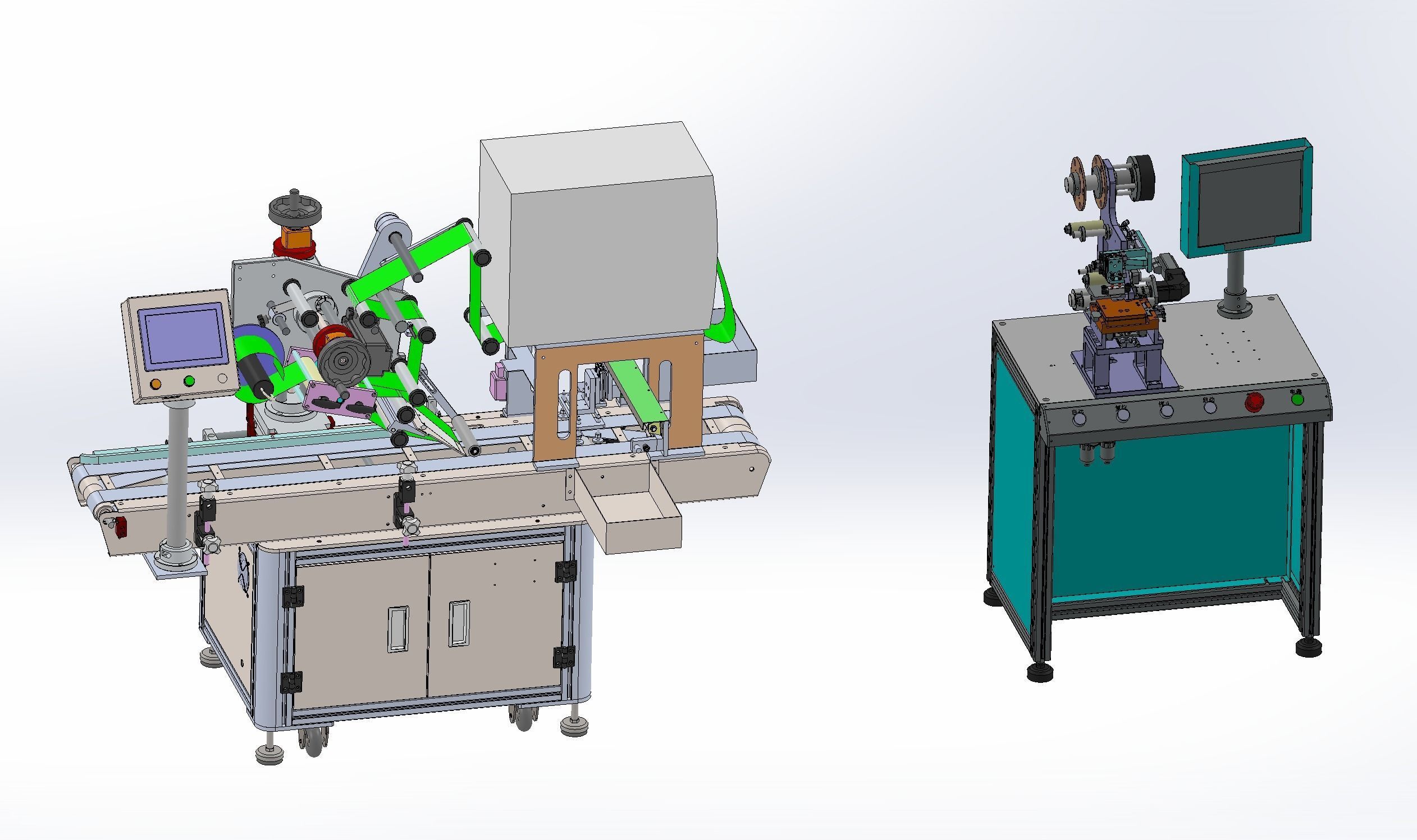 Assembly of laminating machines 3D model_6
