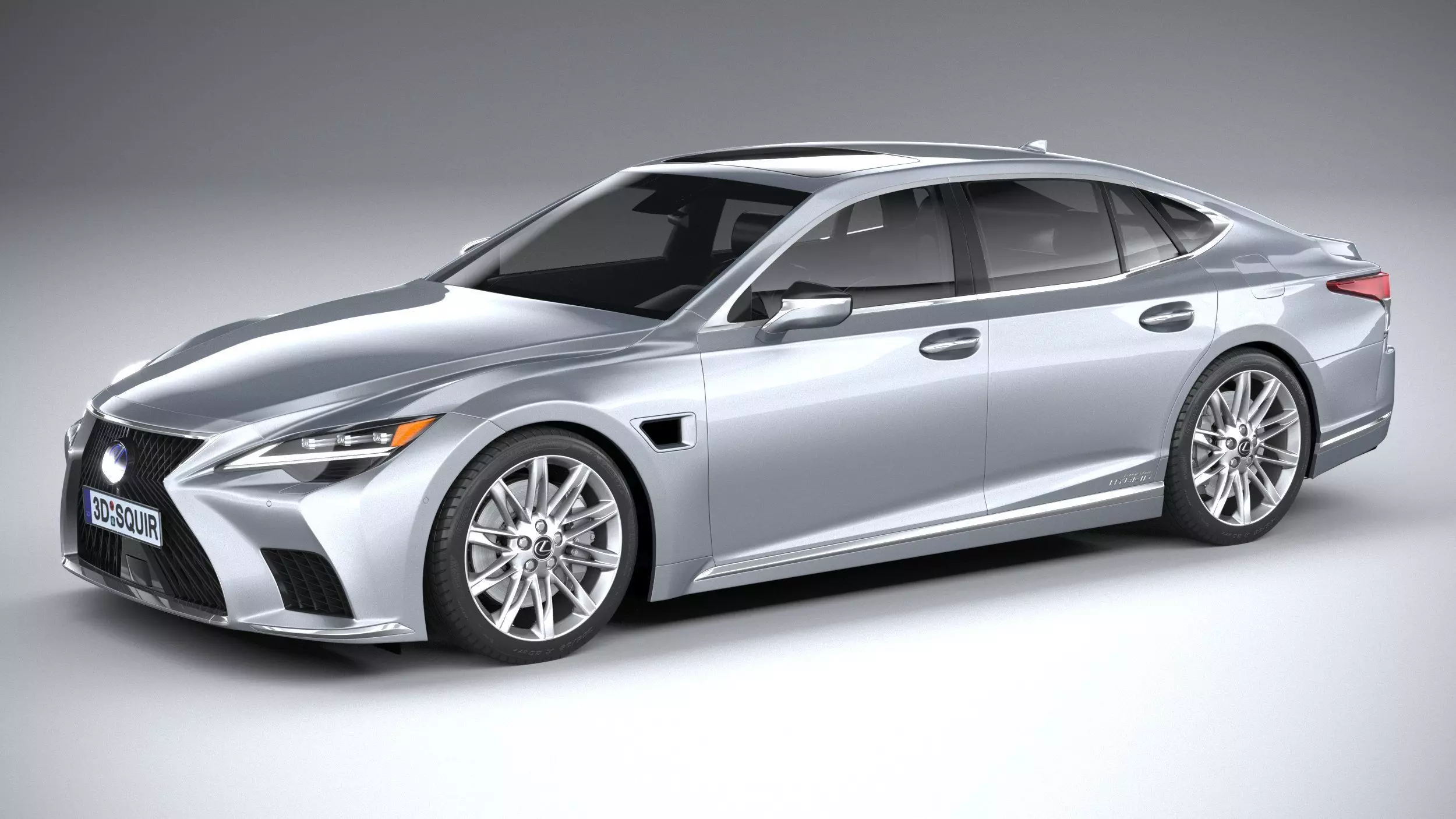 Lexus LS 2021 3D model