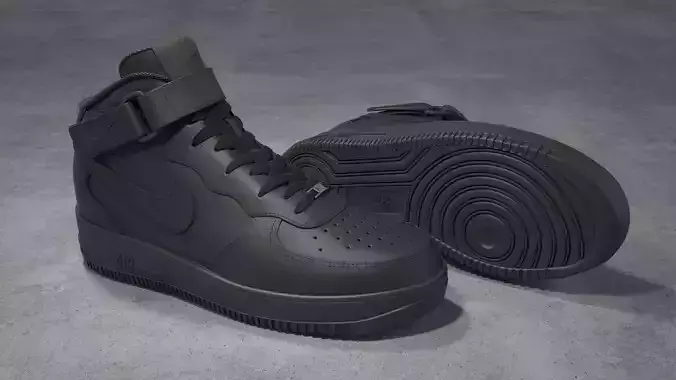 Nike Air Force 1 Mid black