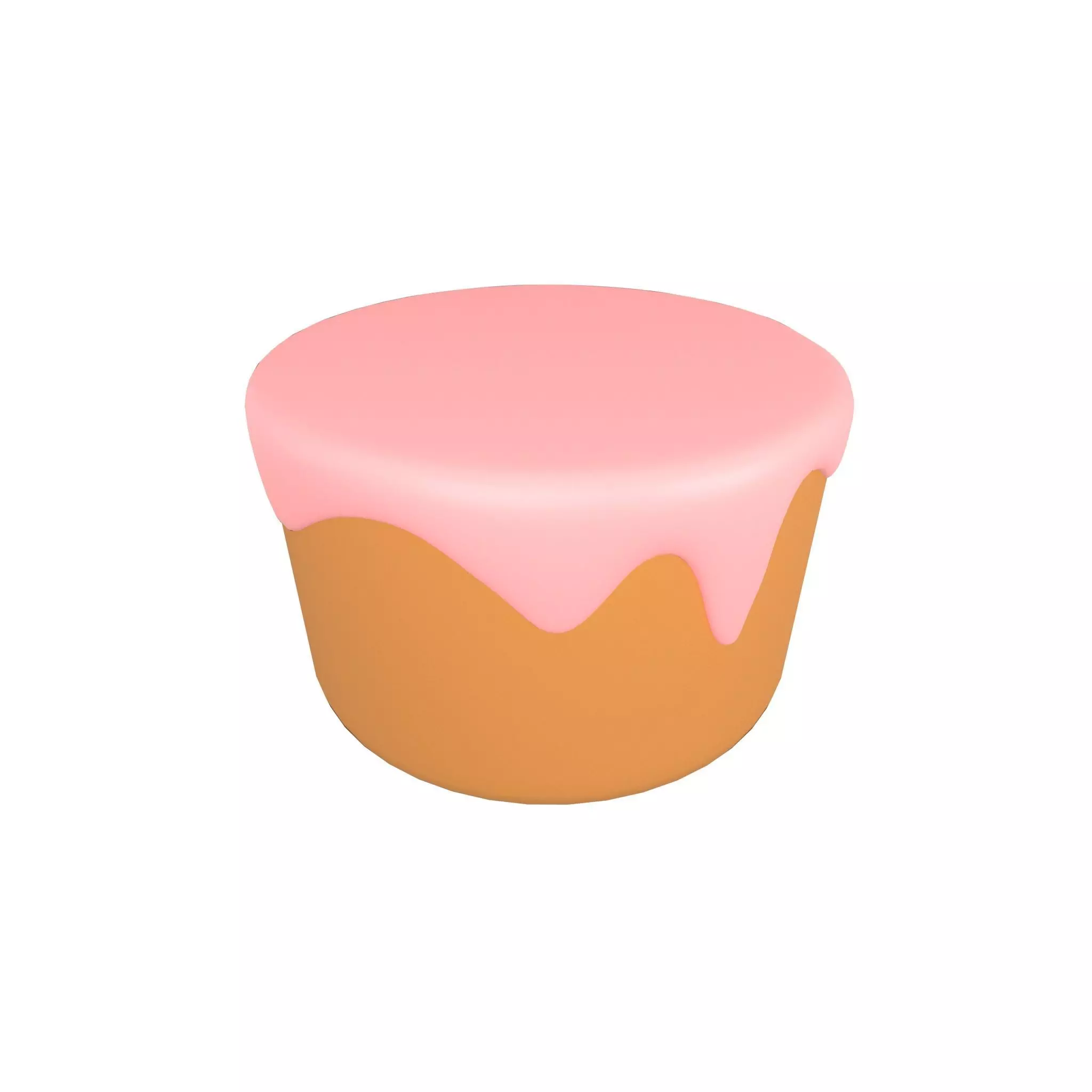 Chocolate Cake v1 012 Low-poly 3D model