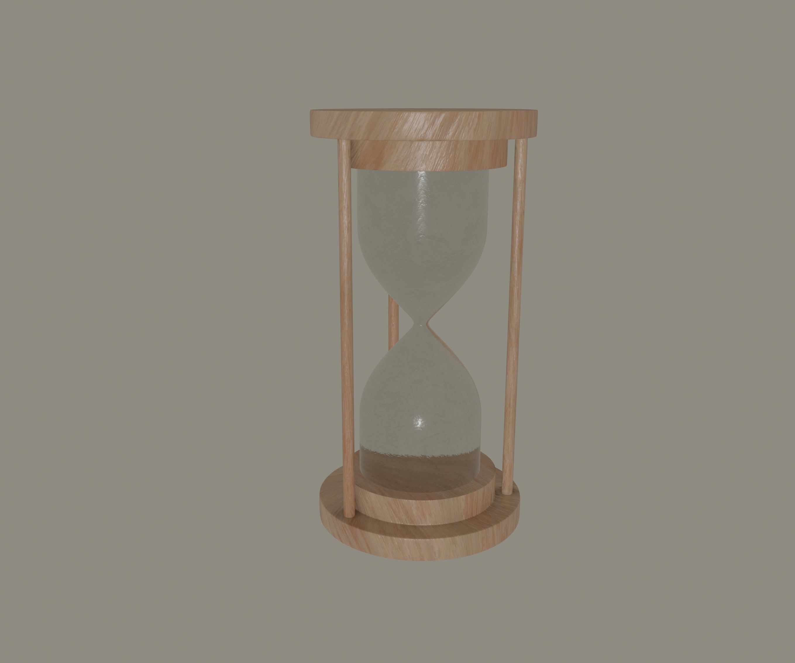 Hourglass 3D model_1