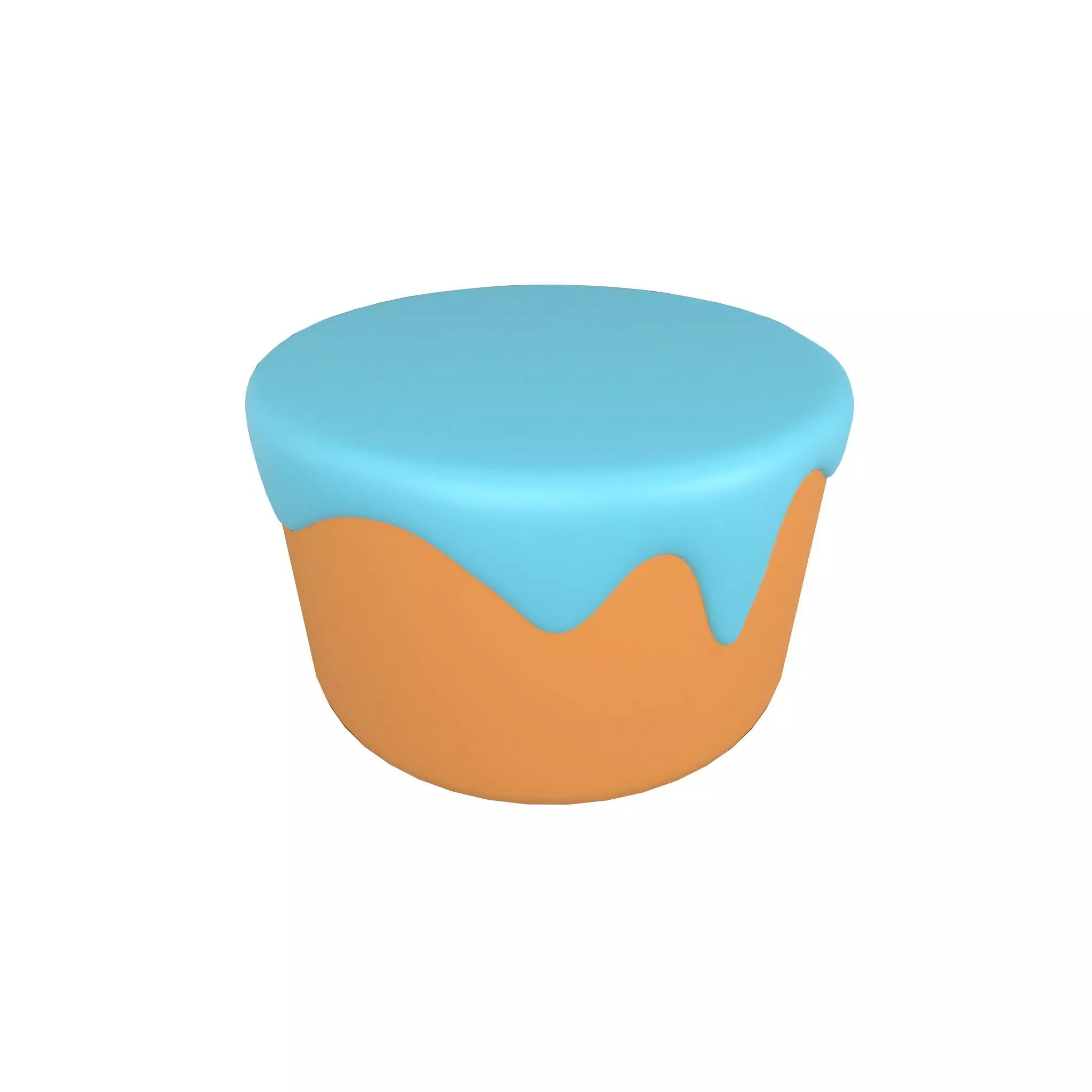 Chocolate Cake v1 013 Low-poly 3D model_0