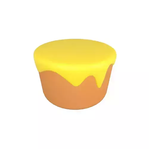Chocolate Cake v1 015 Low-poly 3D model