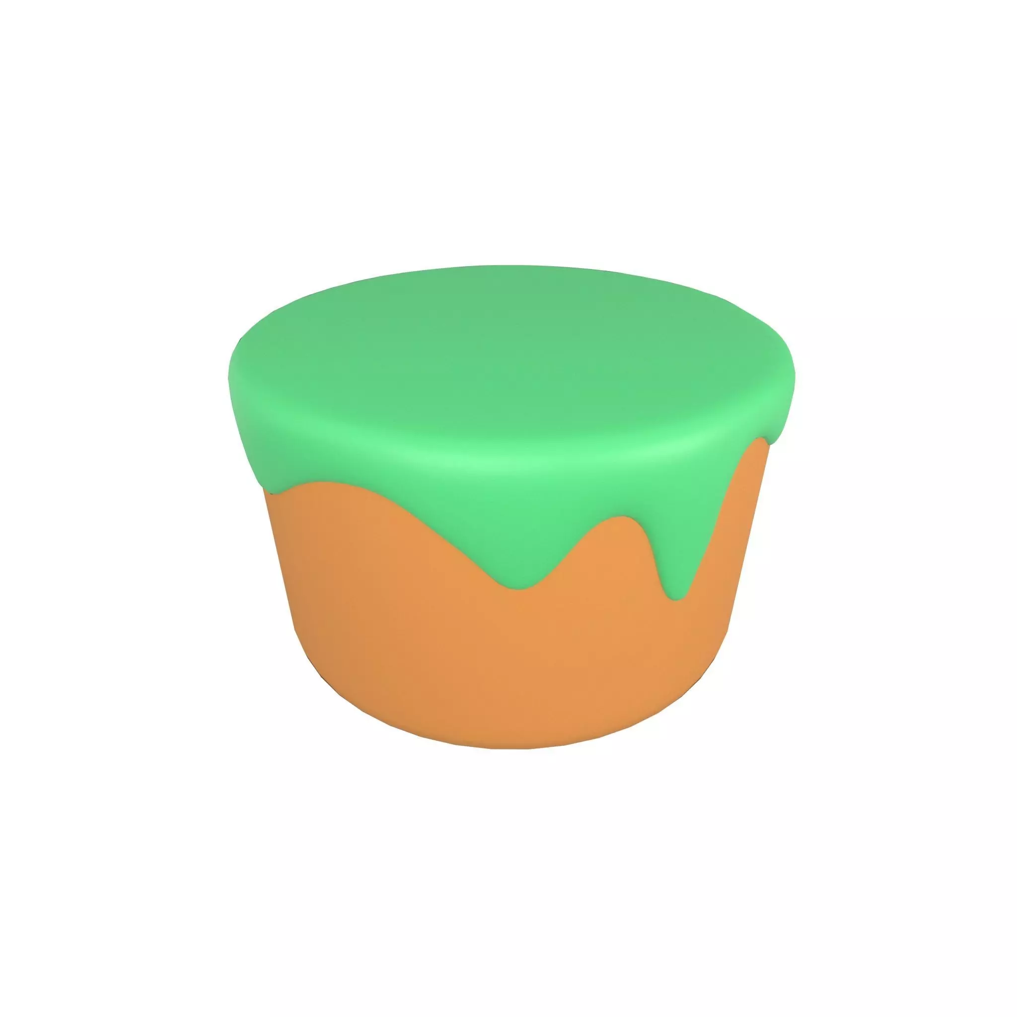 Chocolate Cake v1 016 Low-poly 3D model_0