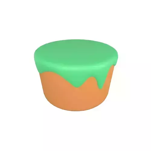 Chocolate Cake v1 016 Low-poly 3D model