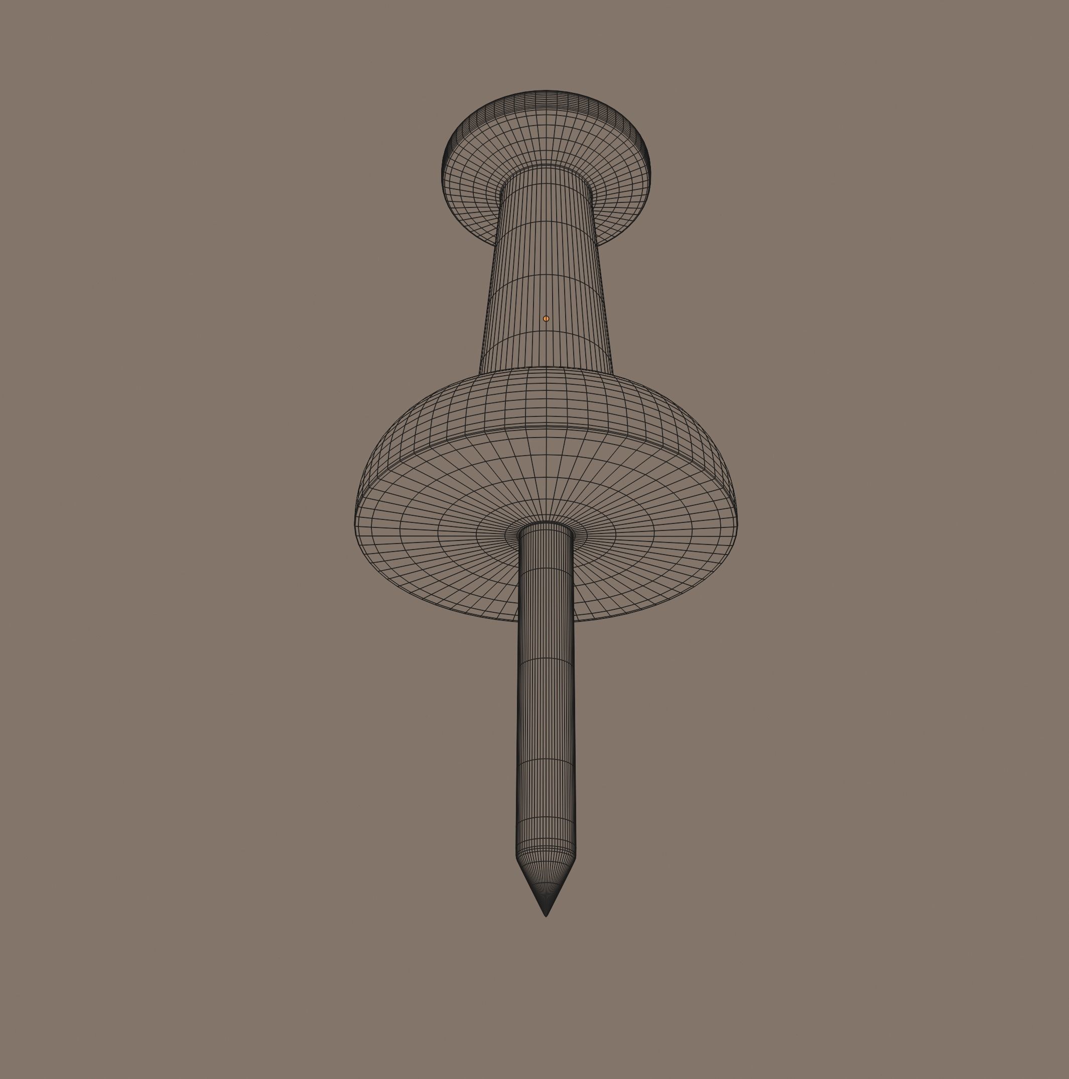 Pin model 3D model_12