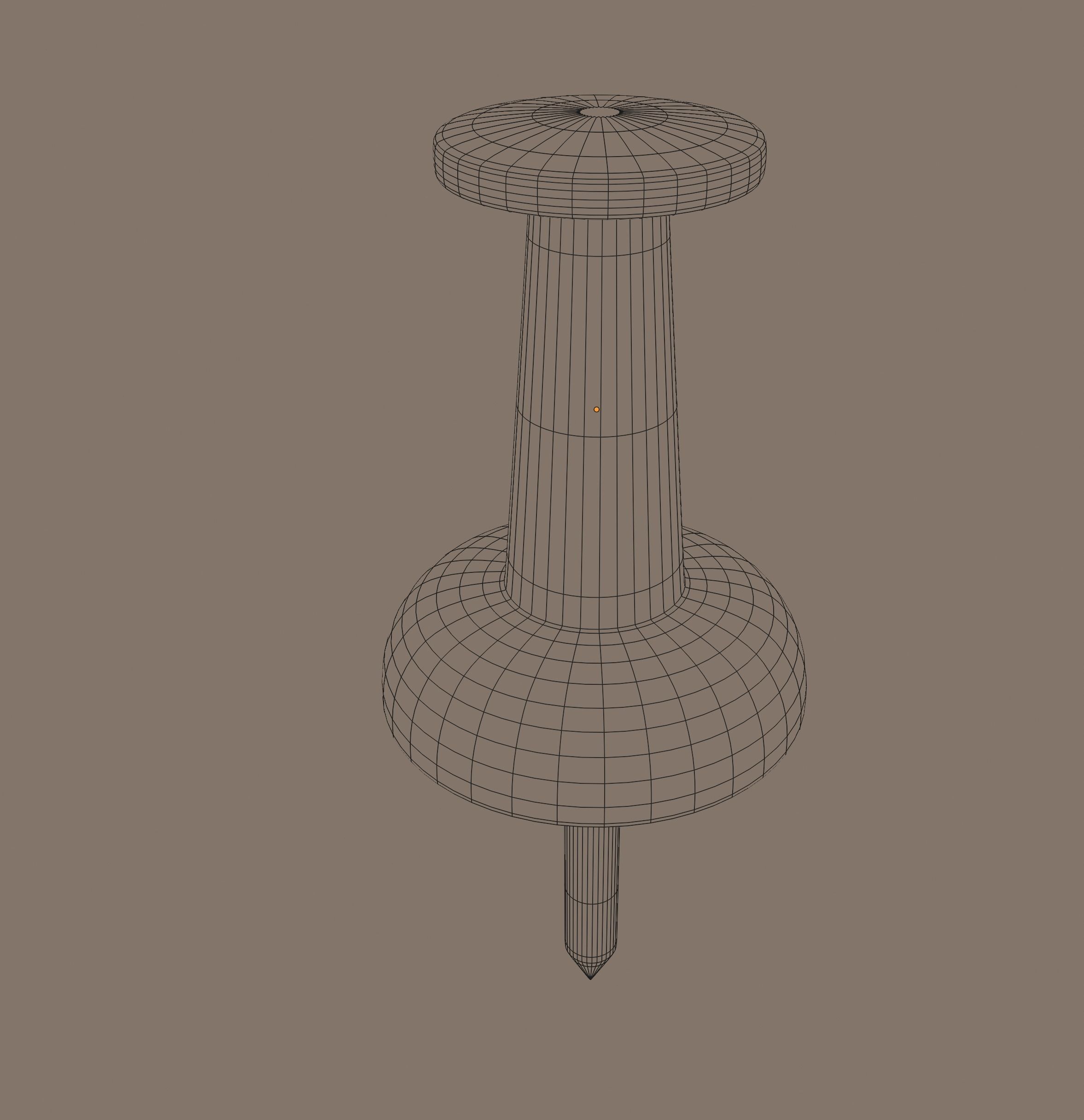 Pin model 3D model_10