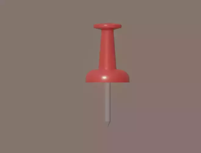 Pin model 3D model