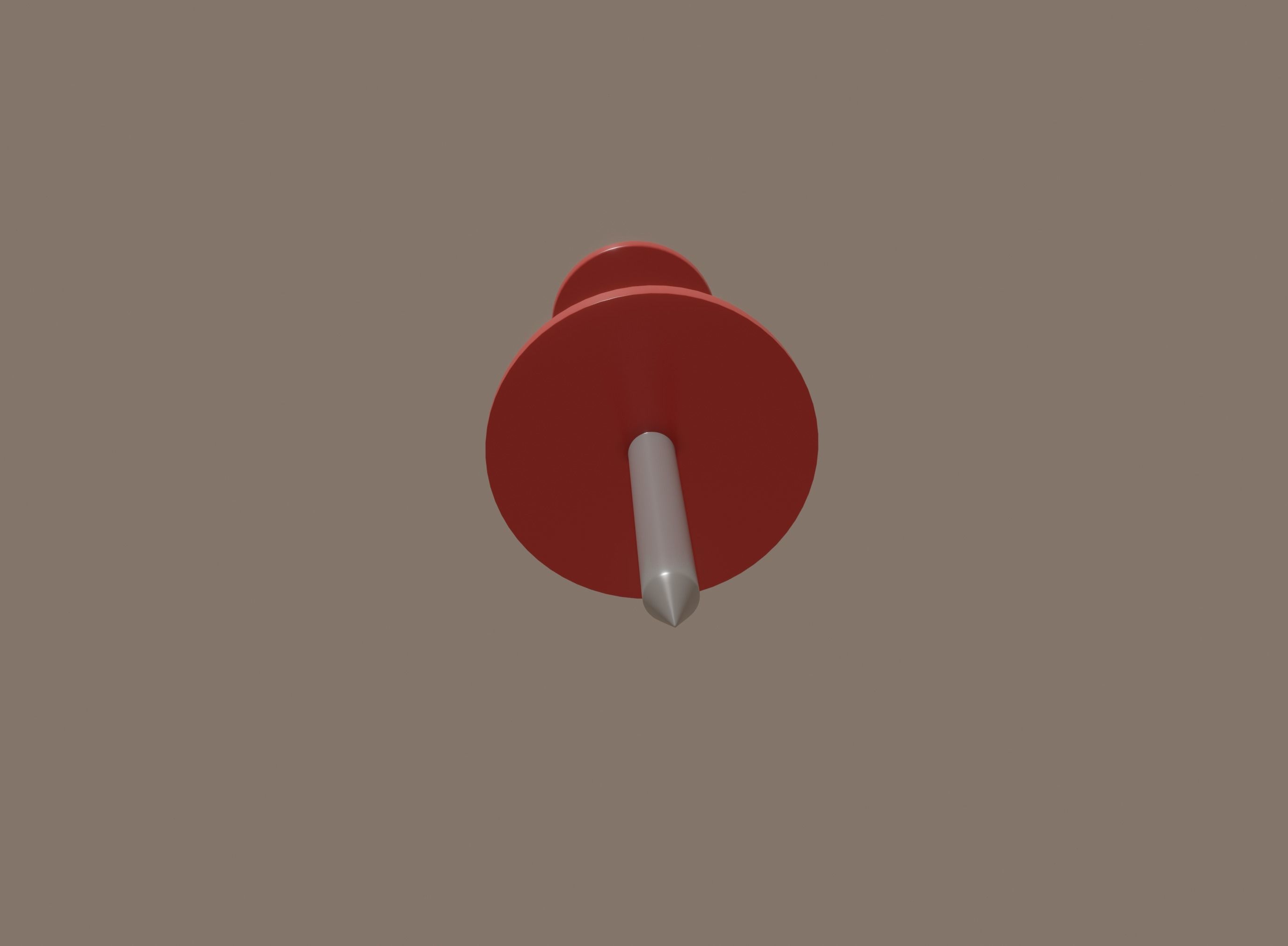 Pin model 3D model_6