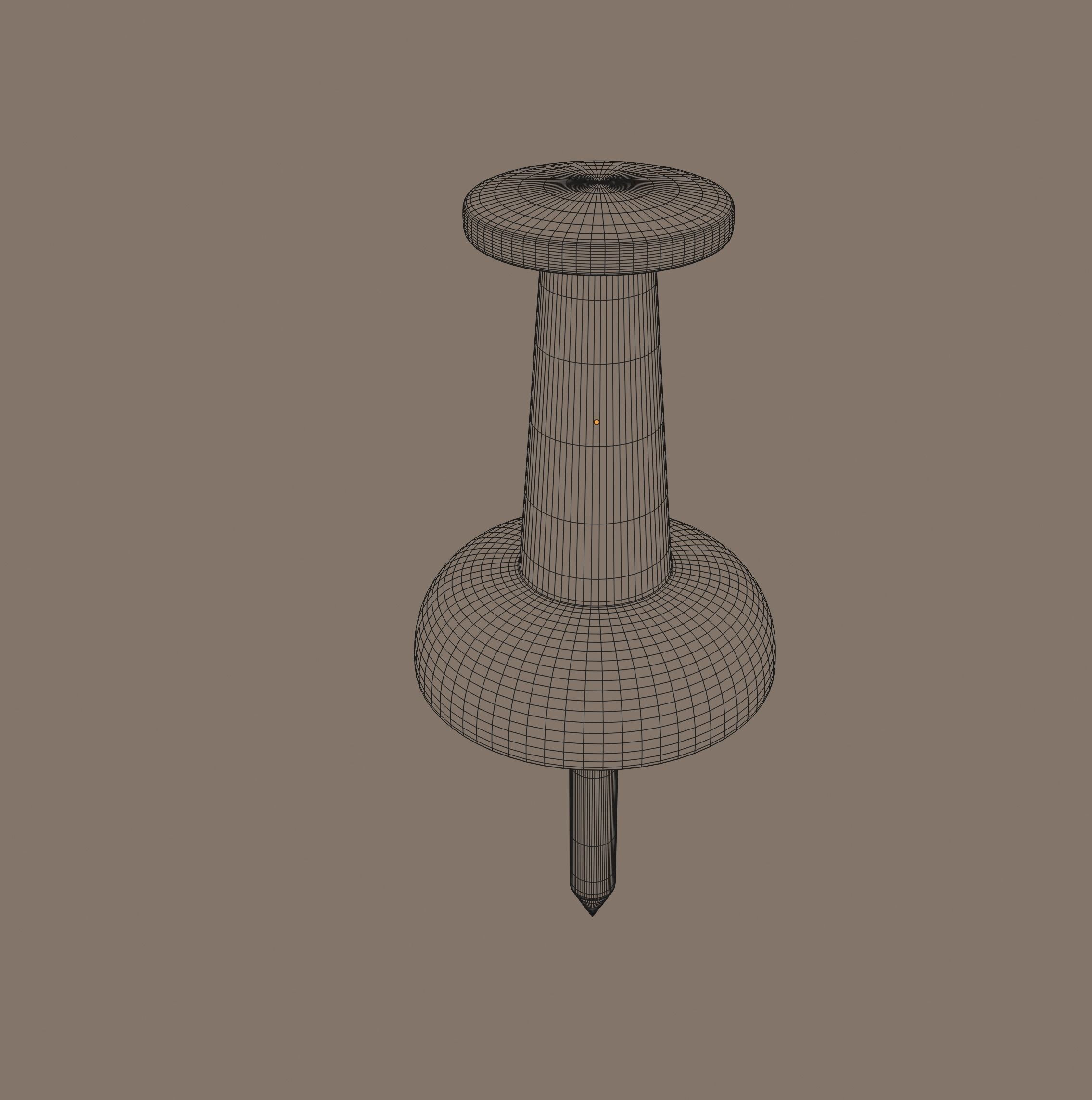 Pin model 3D model_11