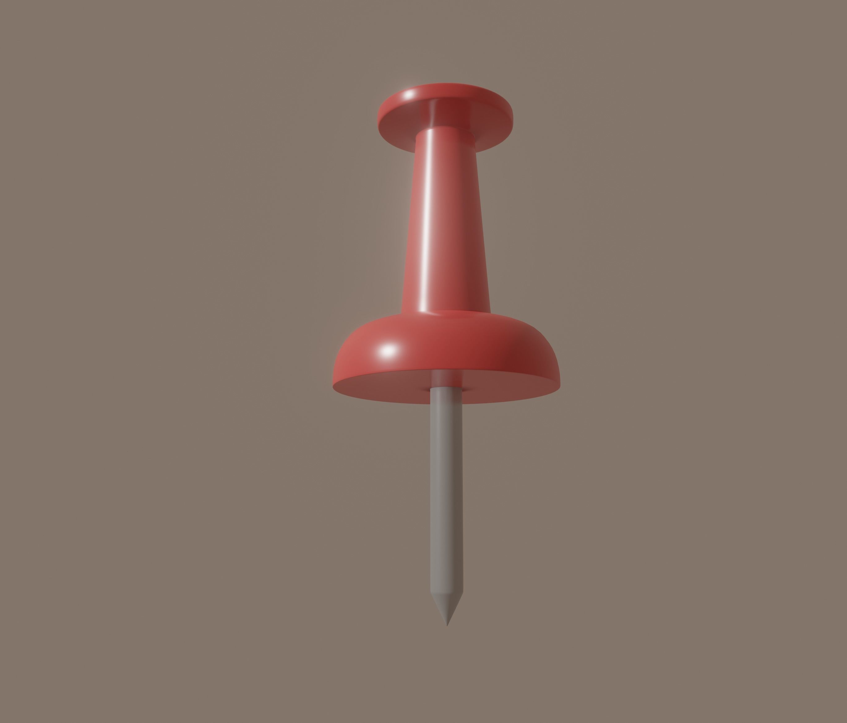 Pin model 3D model_1