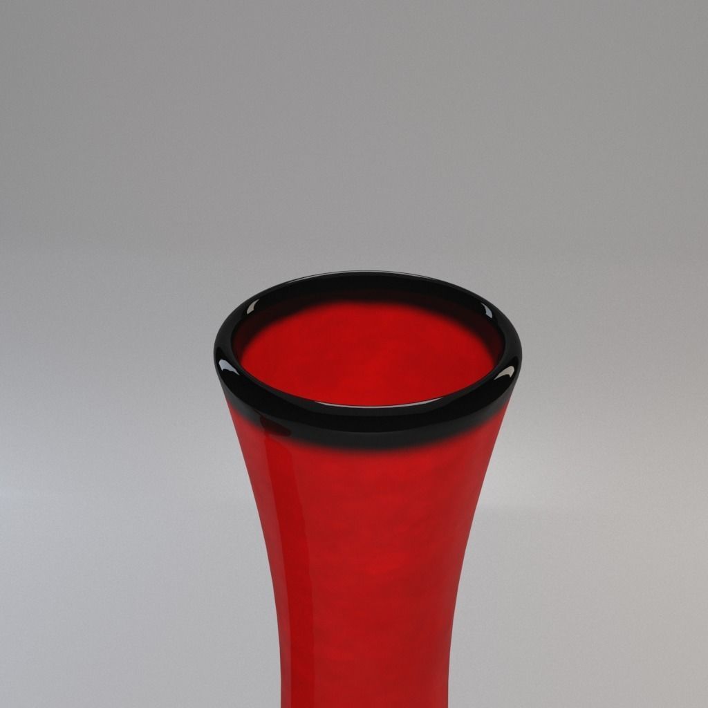 Package 2 Vases -  Concrete and  Ceramic - 100 cm and 60 cm high 3D model_15