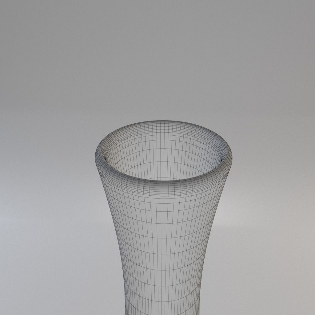 Package 2 Vases -  Concrete and  Ceramic - 100 cm and 60 cm high 3D model_16
