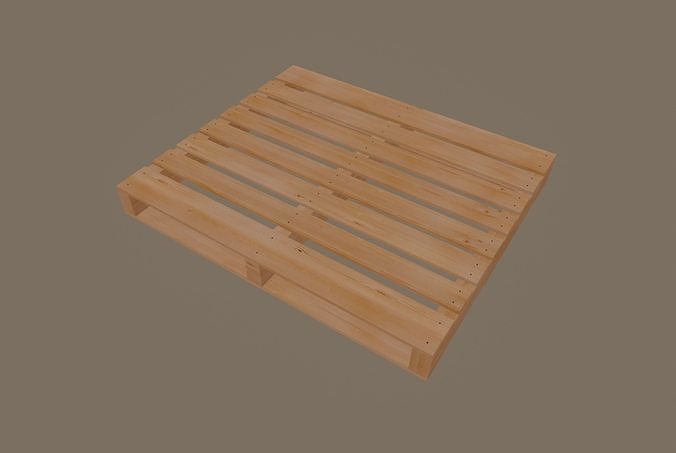Wood Pallets Low-poly 3D model