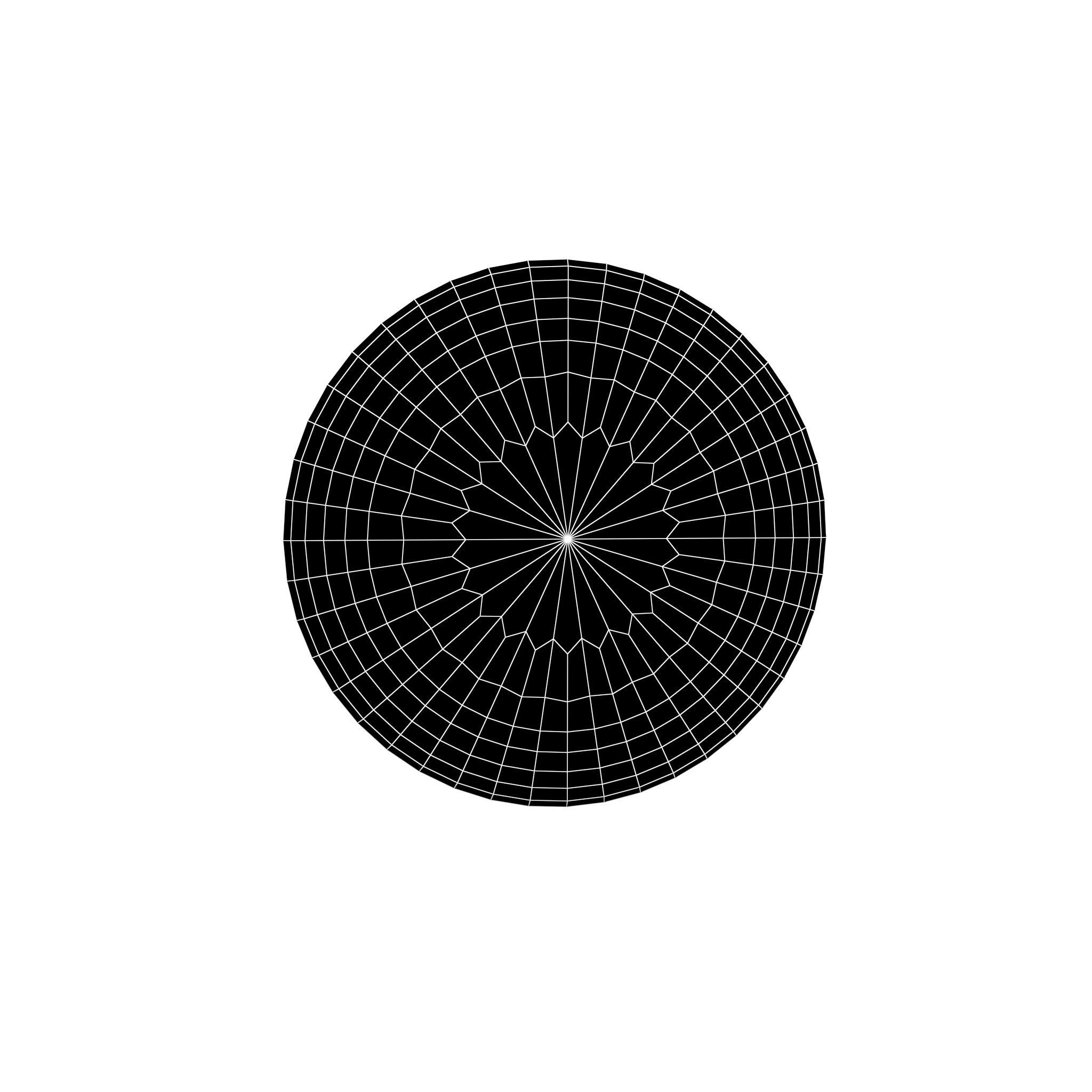 Cartoon Coconut Slice v1 001 Low-poly 3D model_4