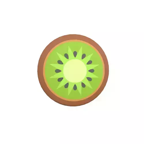 Cartoon Kiwi Slice v1 001