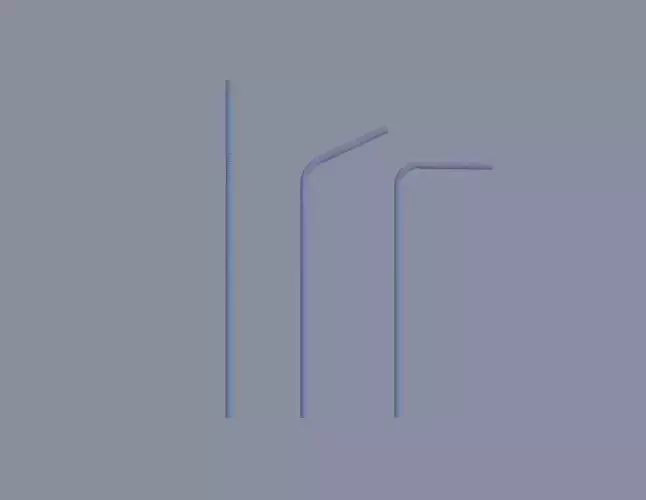 Straw 3D model