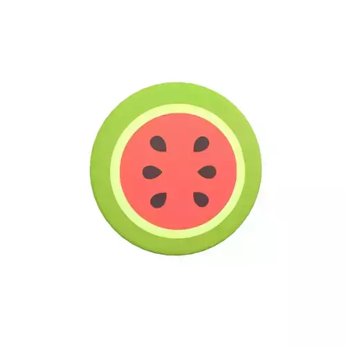 Cartoon Watermelon Slice v1 001
