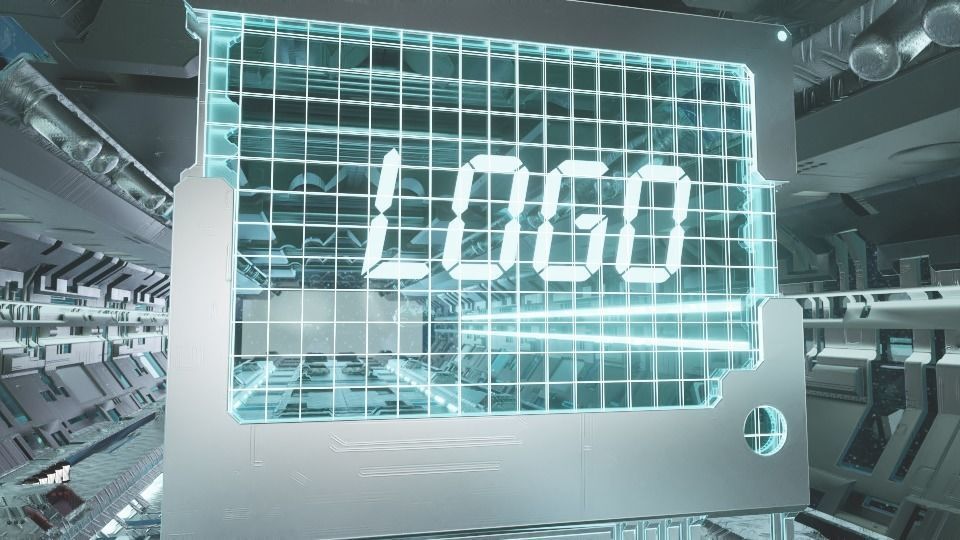 Technology space shuttle tunnel 3D model_5