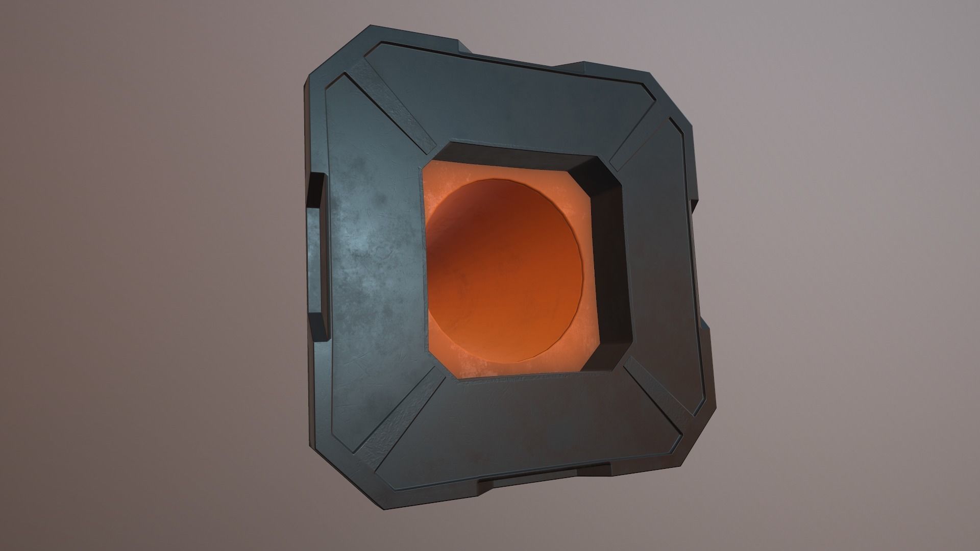 Sci-Fi Traffic Cone 3D model_15