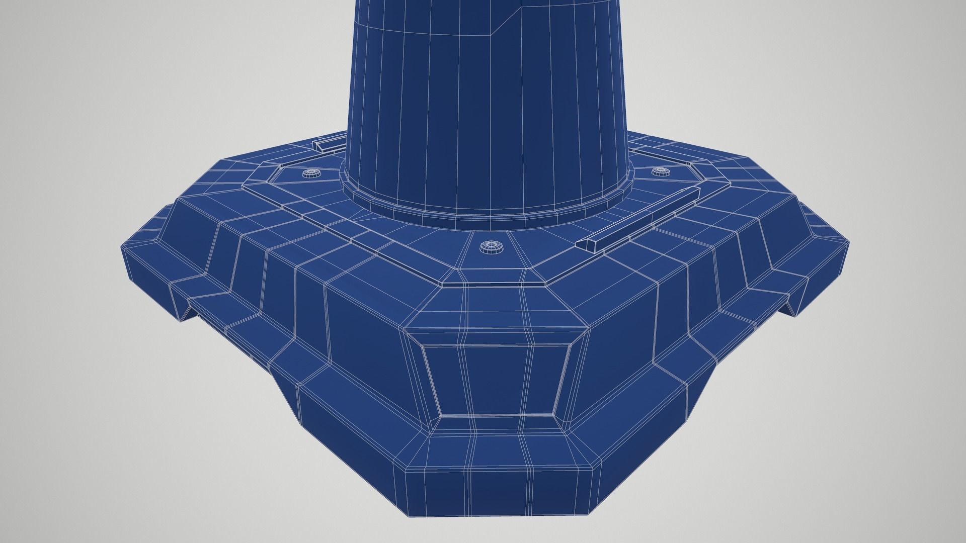 Sci-Fi Traffic Cone 3D model_19