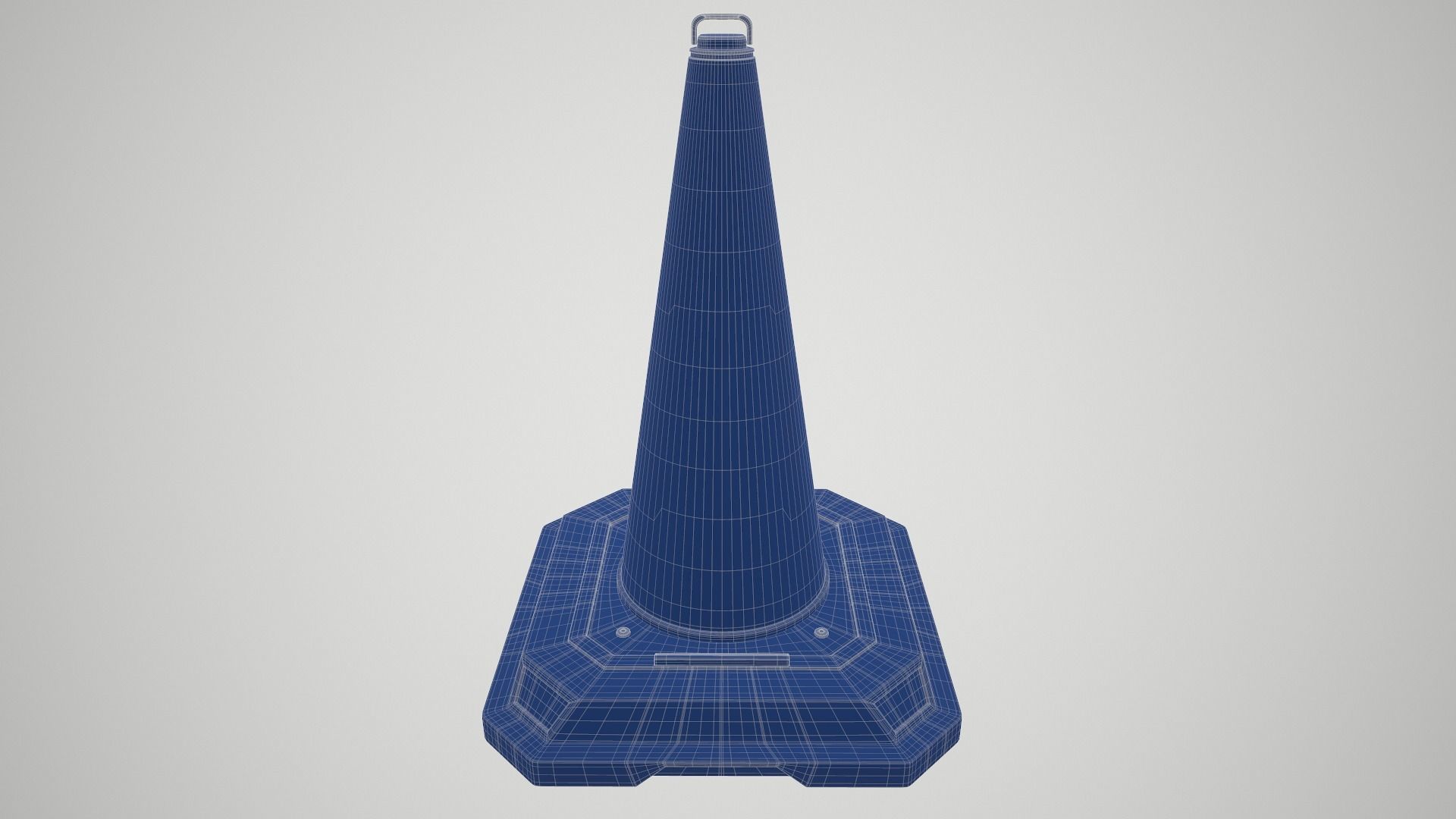Sci-Fi Traffic Cone 3D model_27